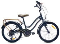 Dječji bicikl Heart Bike, 20", crno-zlatni